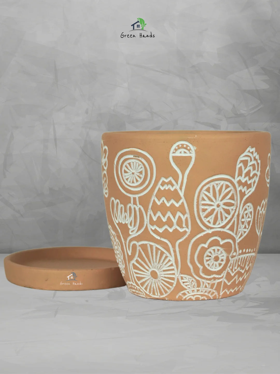 Abstract Tribal Art Pots: Add a Touch of Elegance to Your Home