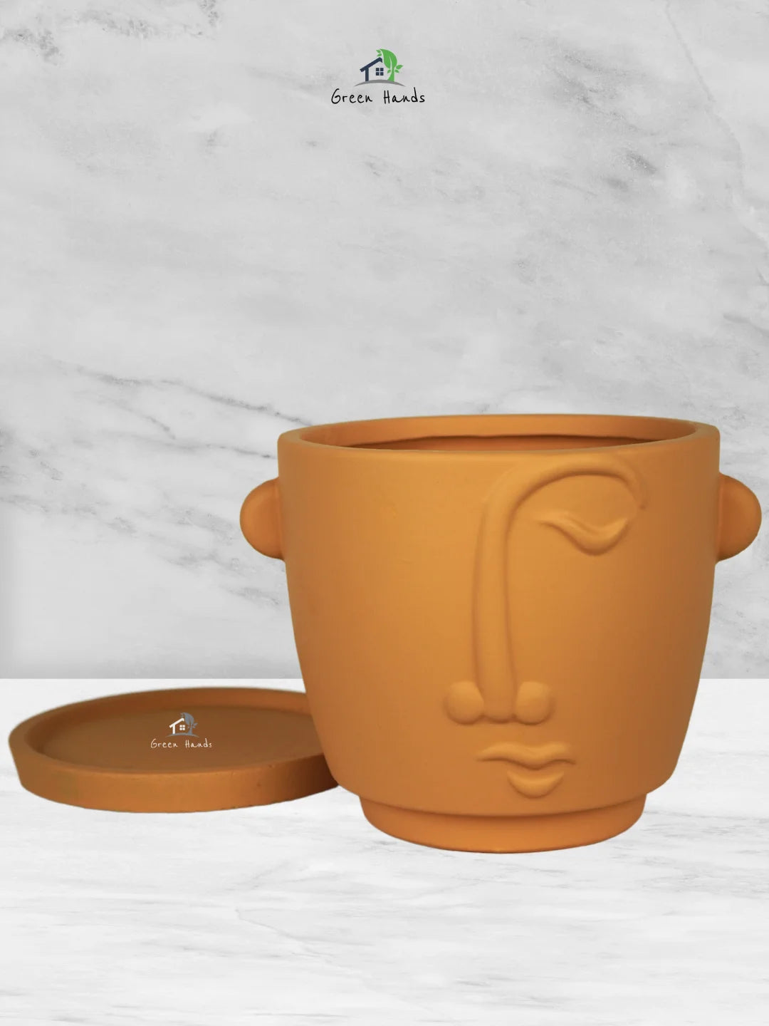 Adorable Terracotta Face Planter: The Perfect Sustainable Decorative Touch for UAE Homes