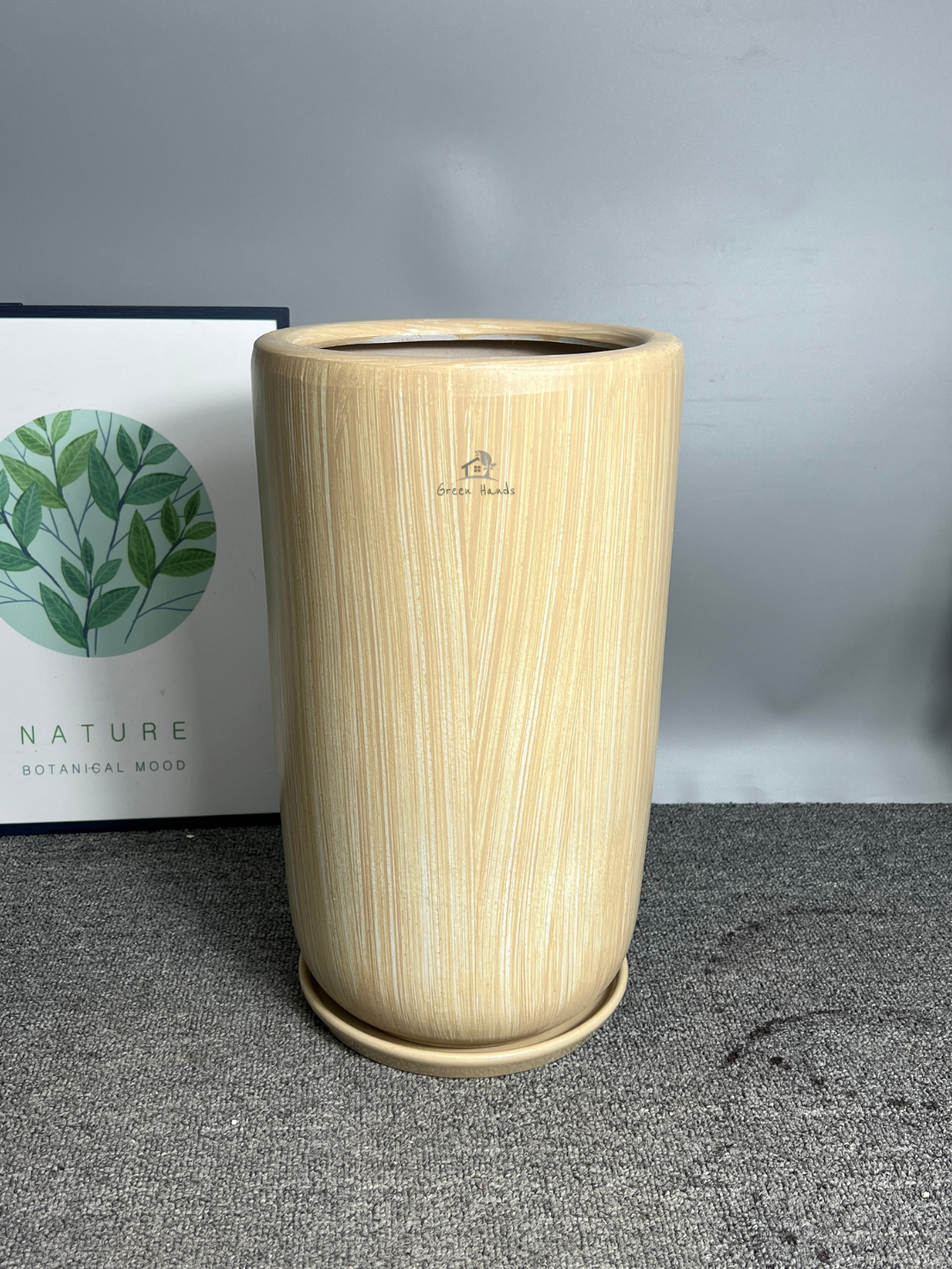 Large Bamboo Ceramic Pots | Perfect for Dubai and Abu Dhabi Spaces