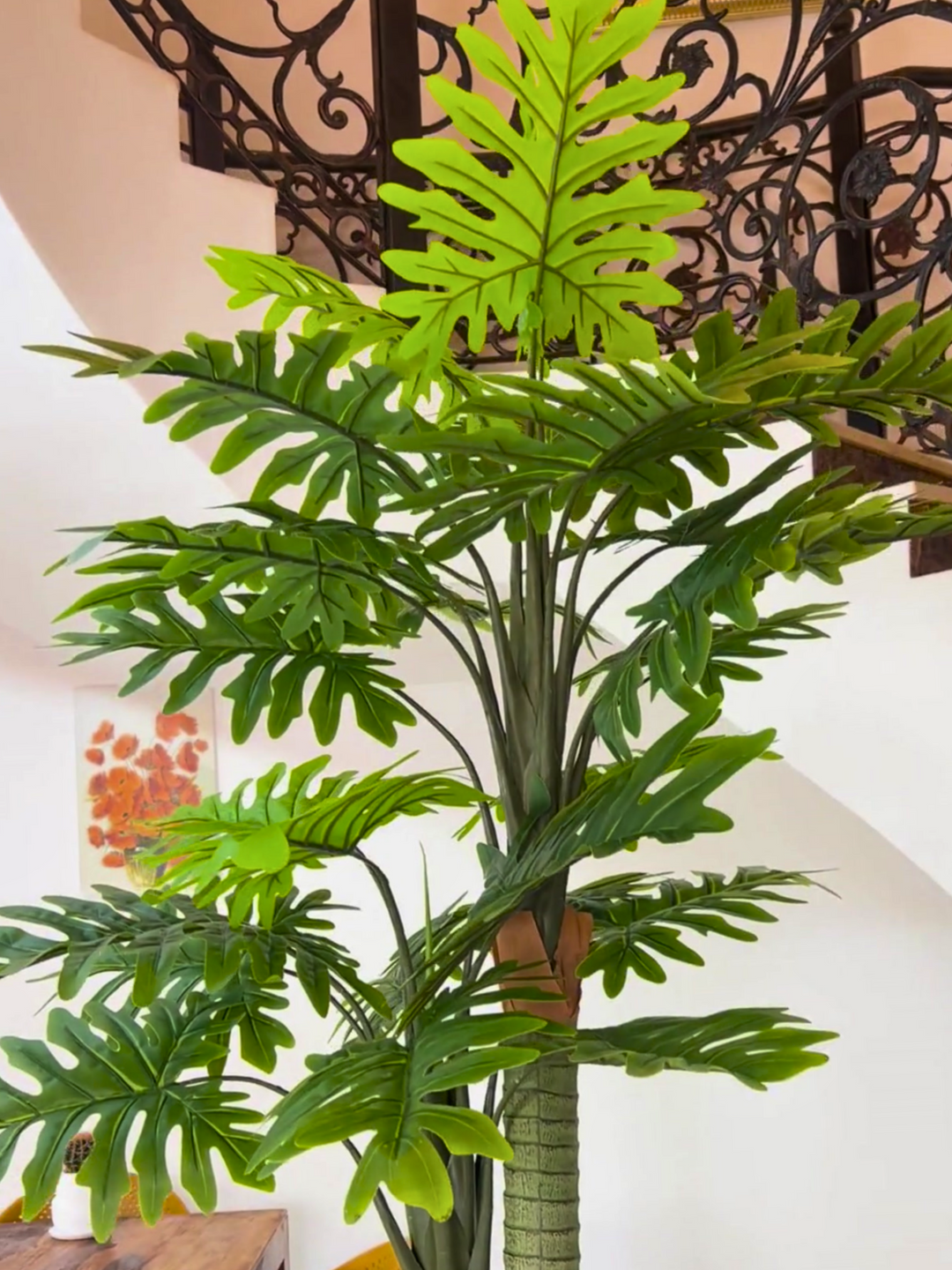 palms and philodendrons Artificial Twin Philodendron Palm 280cm