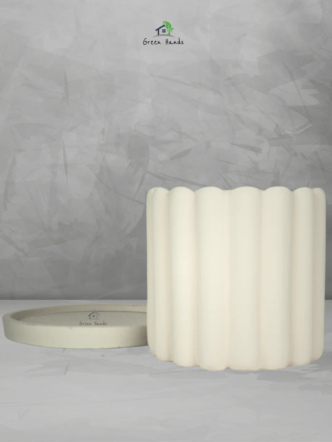 Scandinavian-Style-Ceramic-Pot-Fluted-Biege-1