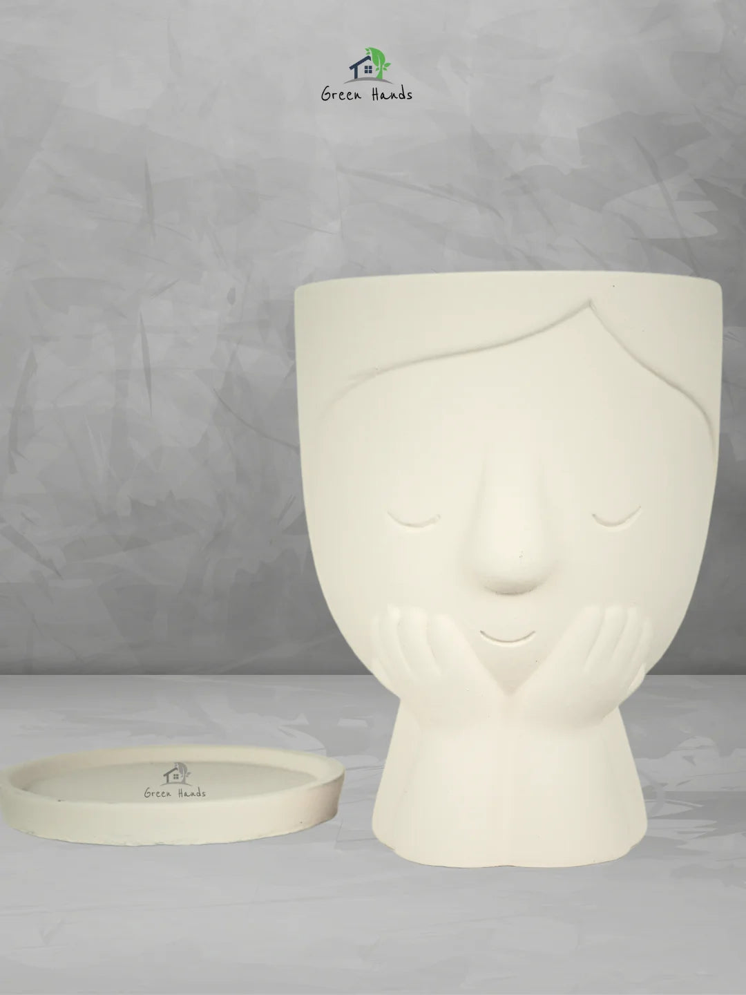 The Terracotta Little Girl Face Nordic Flower Pot - Sustainable Décor for your Home or Office