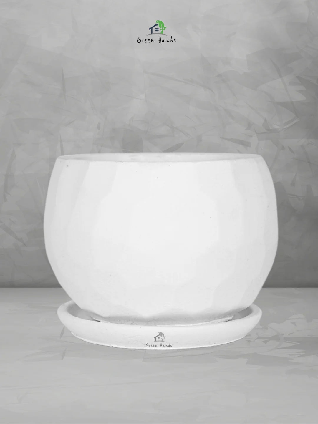 White Honeycomb Round Plant Pot: A Perfect Blend of Elegance and Durability