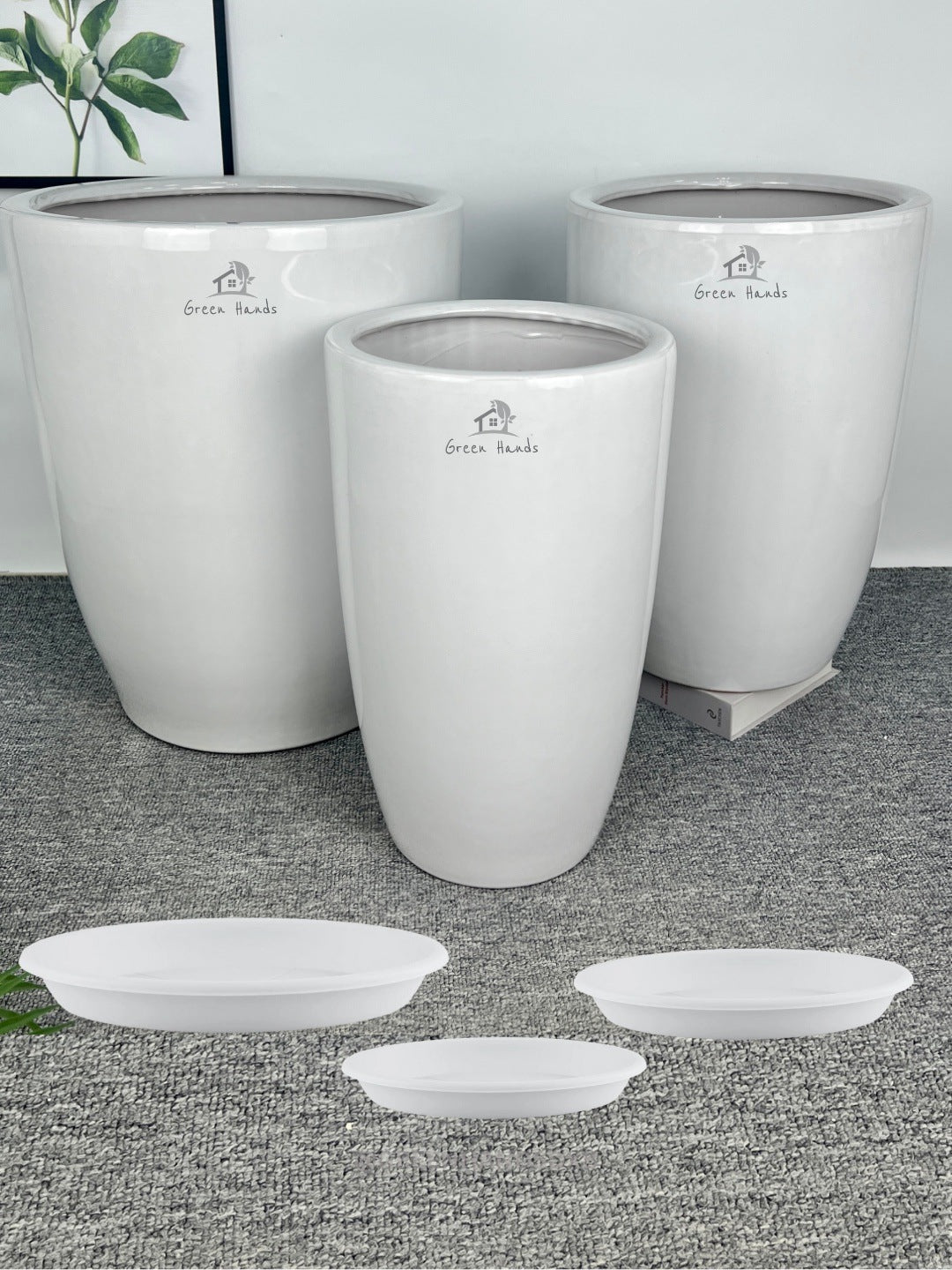Best Value Tall Glossy White Ceramic Pots in UAE